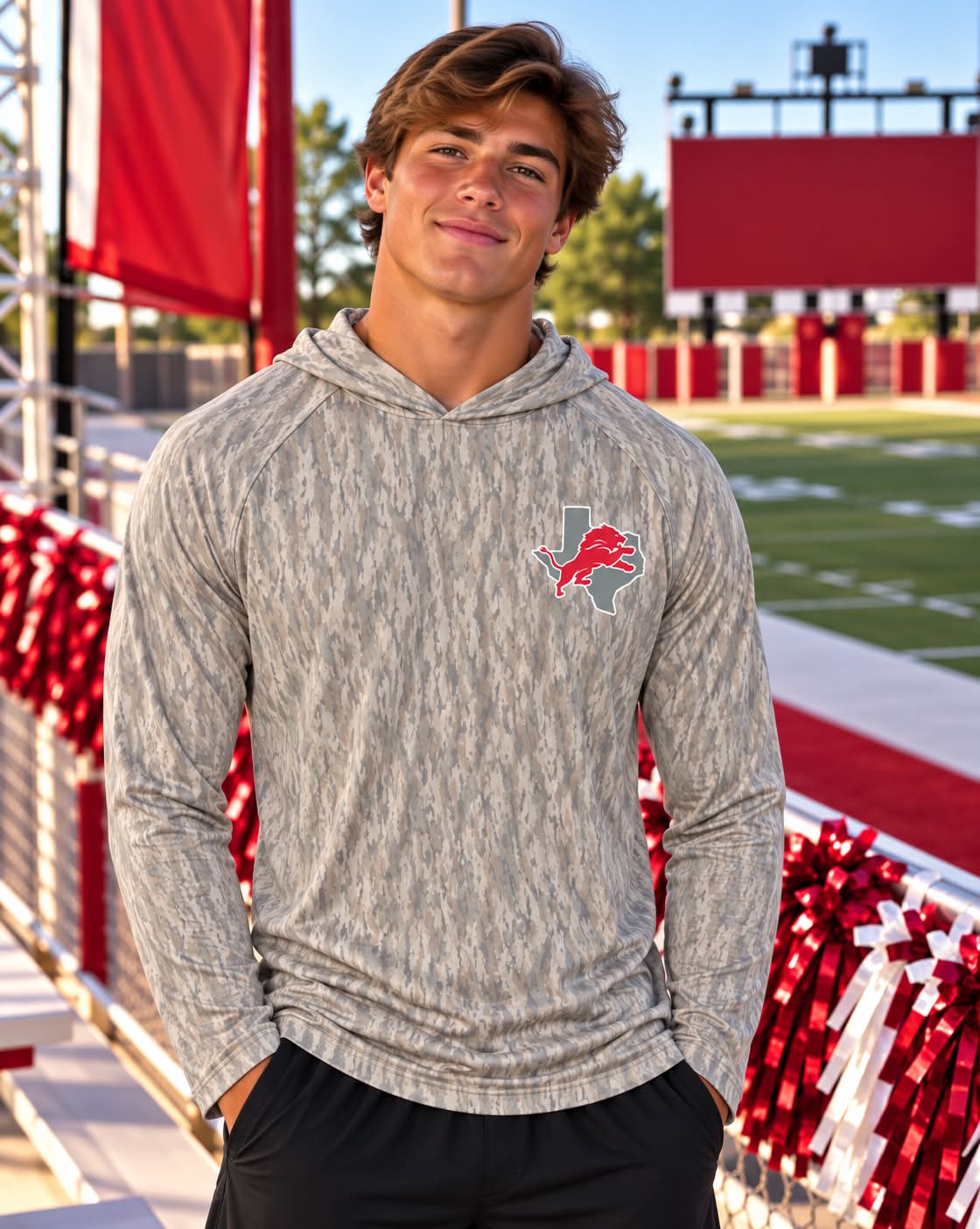 Ponder Lions Hooded Polyester Shirt (PRE ORDER)